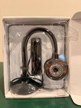 USB Flexible Neck Desktop Webcam Standing Gooseneck Camera Open Box